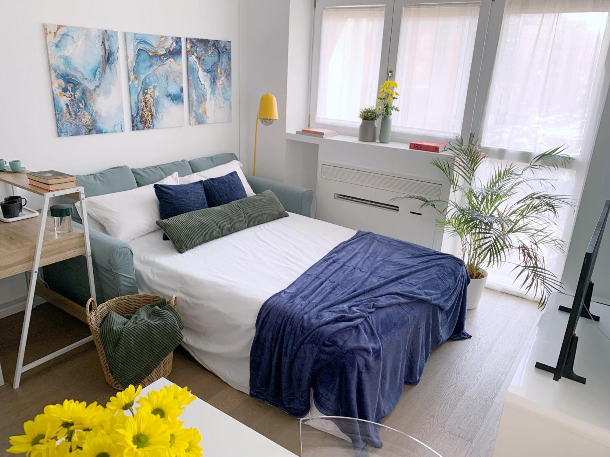 Cardano Blue - 5 Min Da Stazione Appartement Milaan